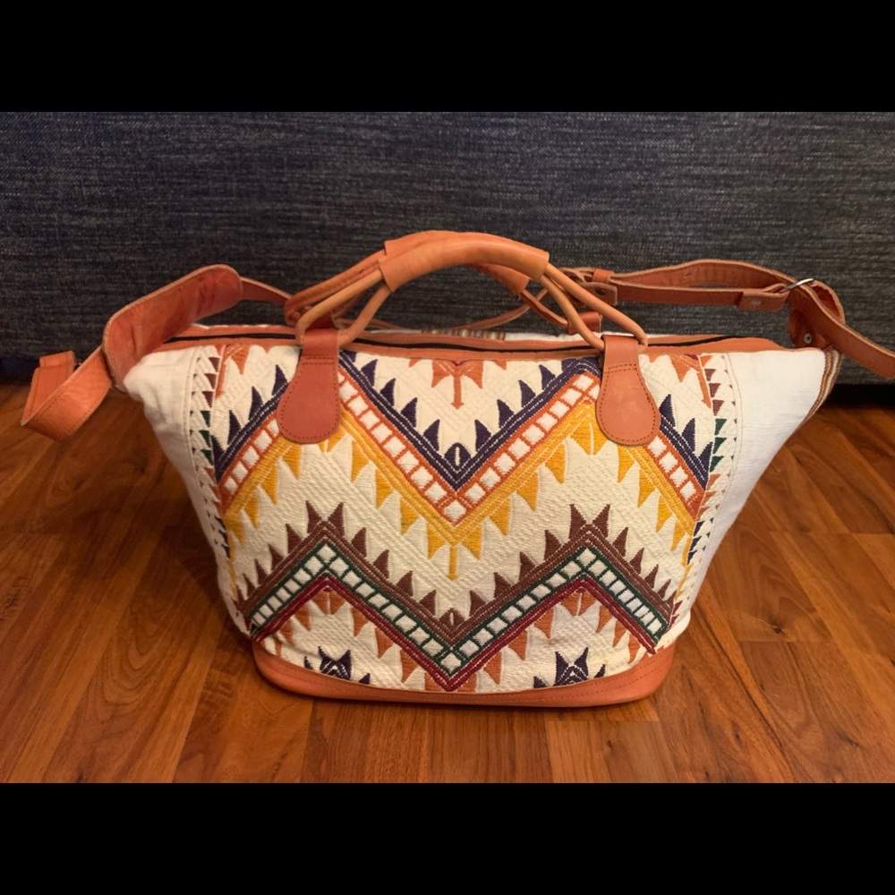 Embroidered Weekender Bag